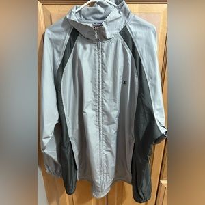 Big Man's Grey Champion Windbreaker 2XL